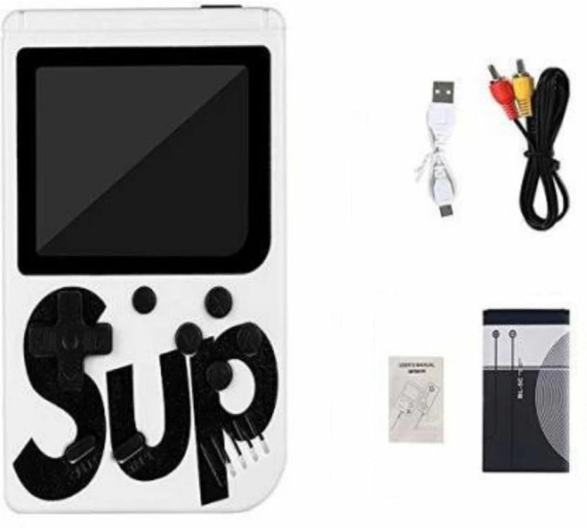 SUP GAME 400 in1 Retro Handheld Game Box with TV output Mario (White) World Tour Edition-image-21