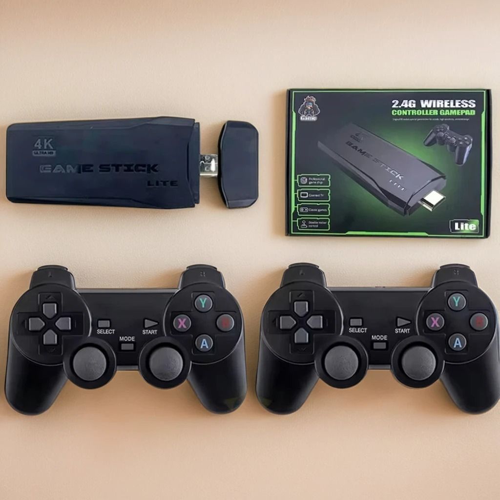 HDMI 4K Retro Stick 64GB with Dual Gamepads Exclusive Edition-image-41