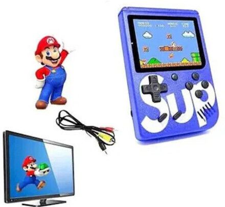 SUP GAME 400 in1 Retro Handheld Game Box with TV output Mario (Blue) World Tour Edition-image-41