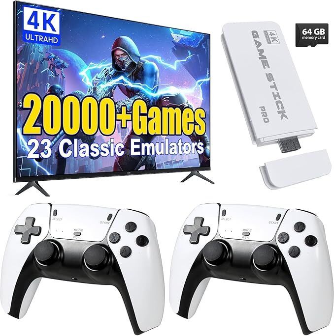 Timkolas 4K Ultra HD M15 console tv video game stick with 20000+preloaded classic game_08 64 GB with Super Mario Bros,Contra,Adventure Island,Donkey Kong,Street Fighter,Tekken3,etc.-image-24