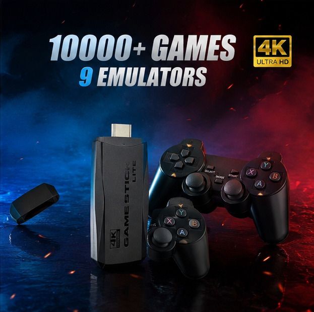 Plug & Play 4K Retro Gaming Console with Dual Wireless Controllers Limited Edition-image-41