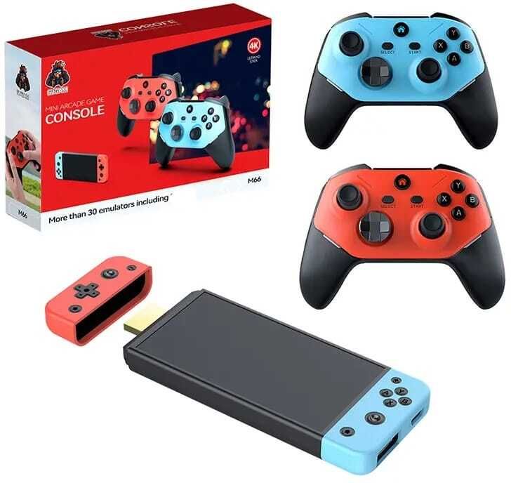 M66 Mini Arcade Game Console with Dual Wireless Controllers | 30+ Emulators Special Edition-image-15