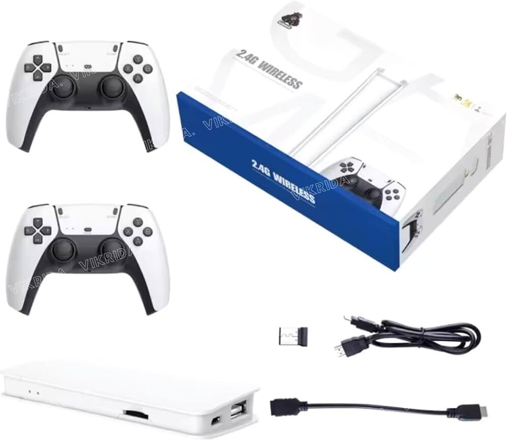 GameStick 2.4G Wireless Controller 4K HD Console Built-in 10k+ Retro Games AX14 Bundle Edition-image-40