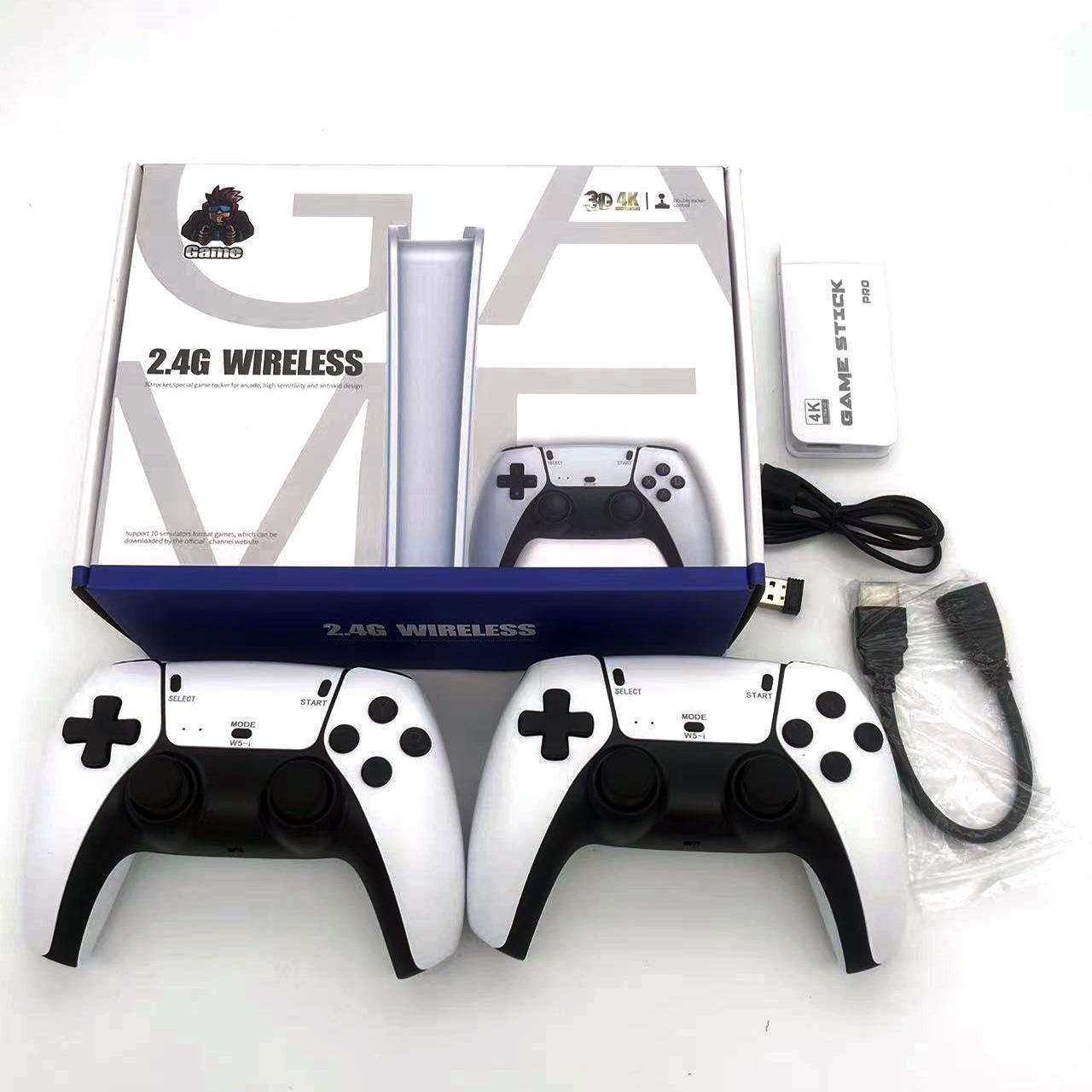 4K Game Stick Pro Wireless Retro Gaming Console with Dual 2.4G Controllers Premium Edition-image-45