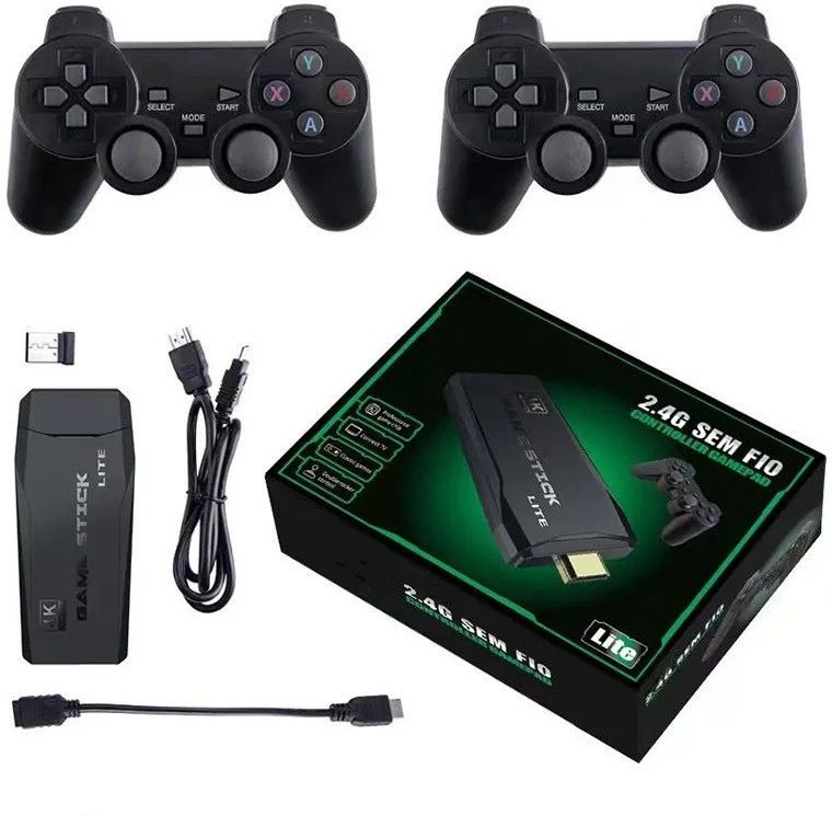 Game Stick Lite 4K HDMI Video Game Console with 64GB Memory and 2 Gamepads Premium Edition-picture-28