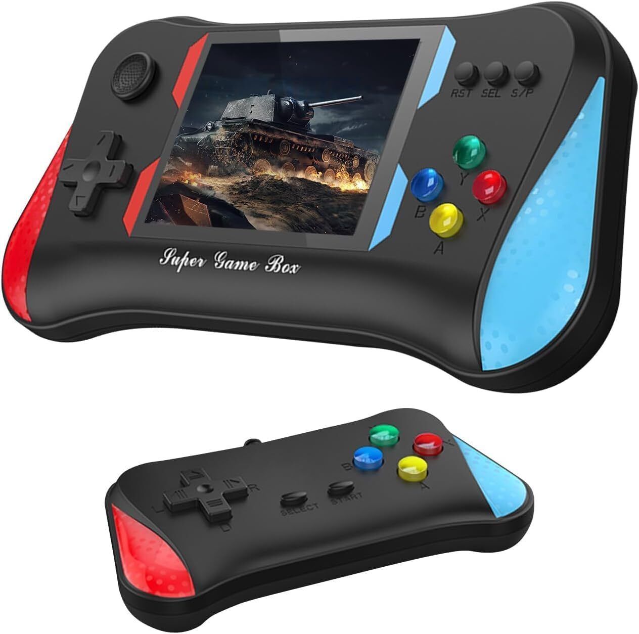 X7M Game Box Handheld Console Built in 500 Game- Dual Controller Premium Edition-image-5