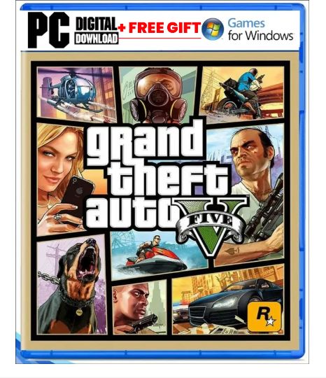 GTA V 2025 PC Digital Download + FREE GIFT (No-CD-No-DVD) Limited Edition