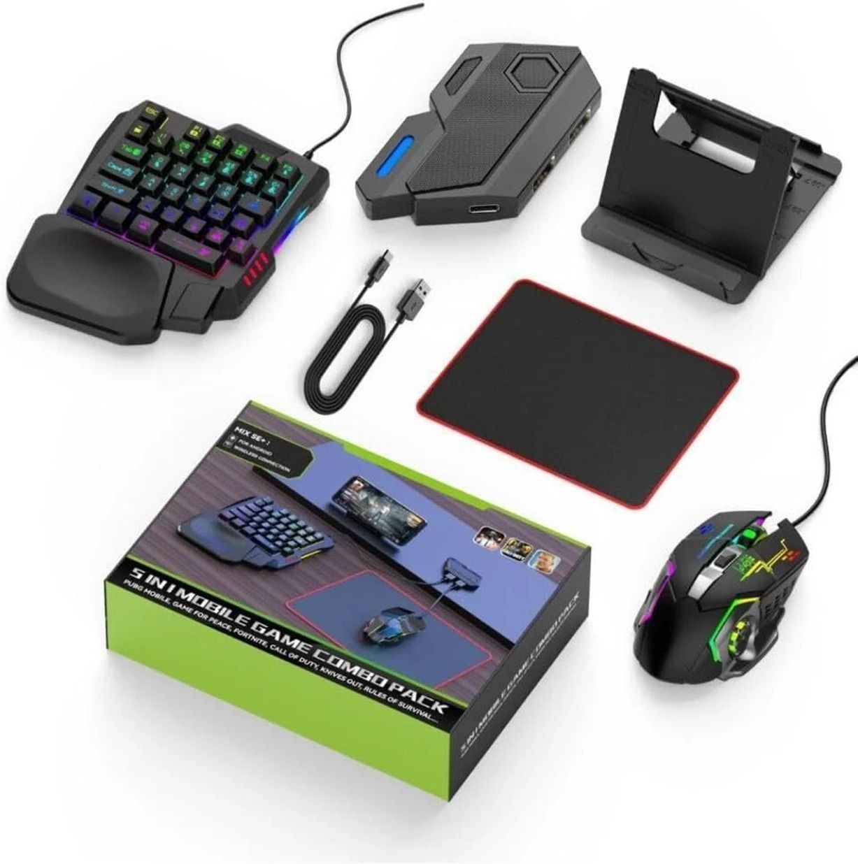 Mix SE+ Mobile Game Combo Pack with RGB Mini Gaming Keyboard 5th Anniversary Edition-picture-42