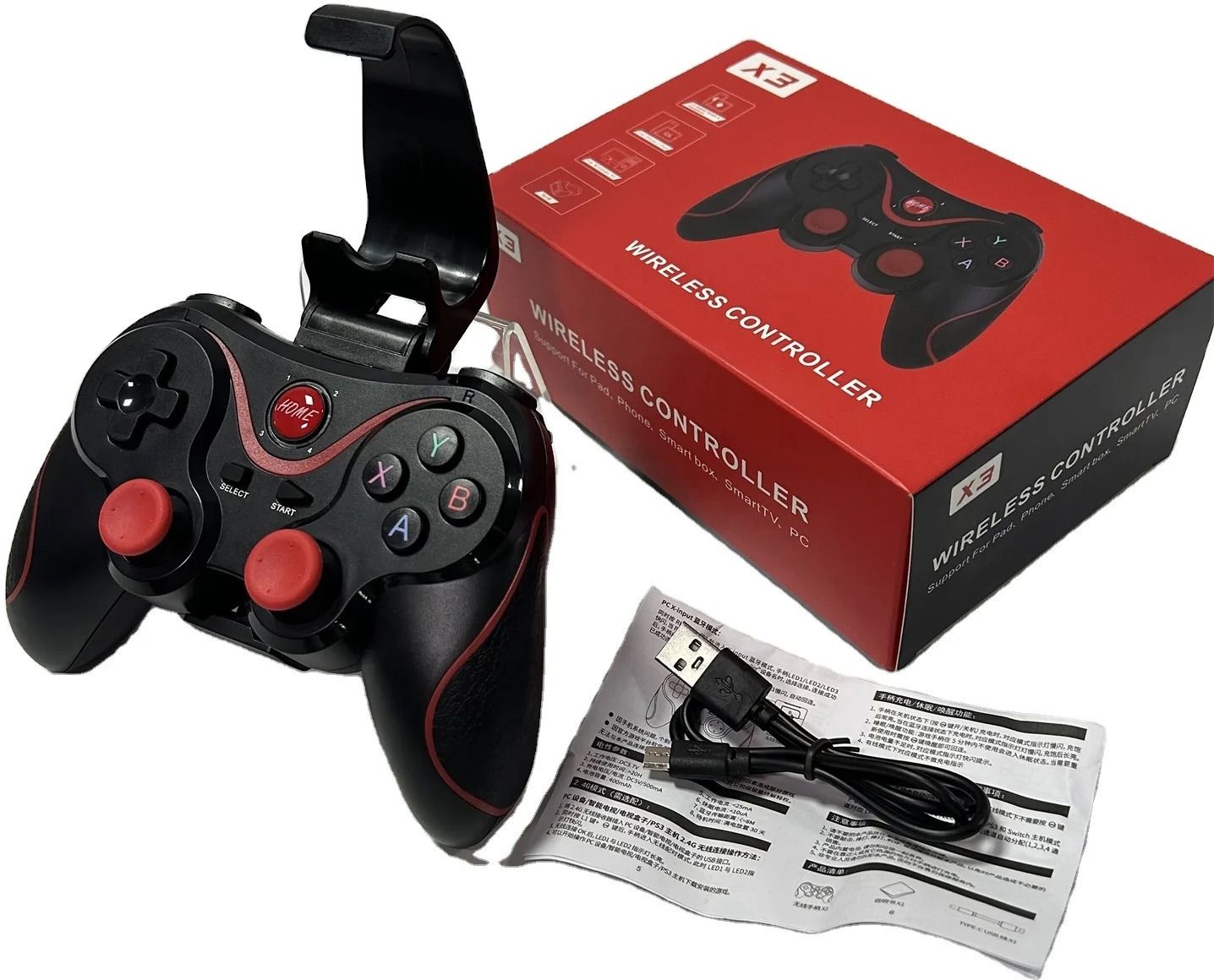 Wireless Gamepad with Dual Joysticks, Mobile Gaming Controller Premium Edition with Expansion Pack Only-image-34