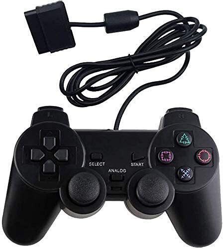 PS2 WIRED CONTROLLER FOR COMPITABLE PS2 CONSOLE (BLACK) Limited Edition with Game Add-On-image-46