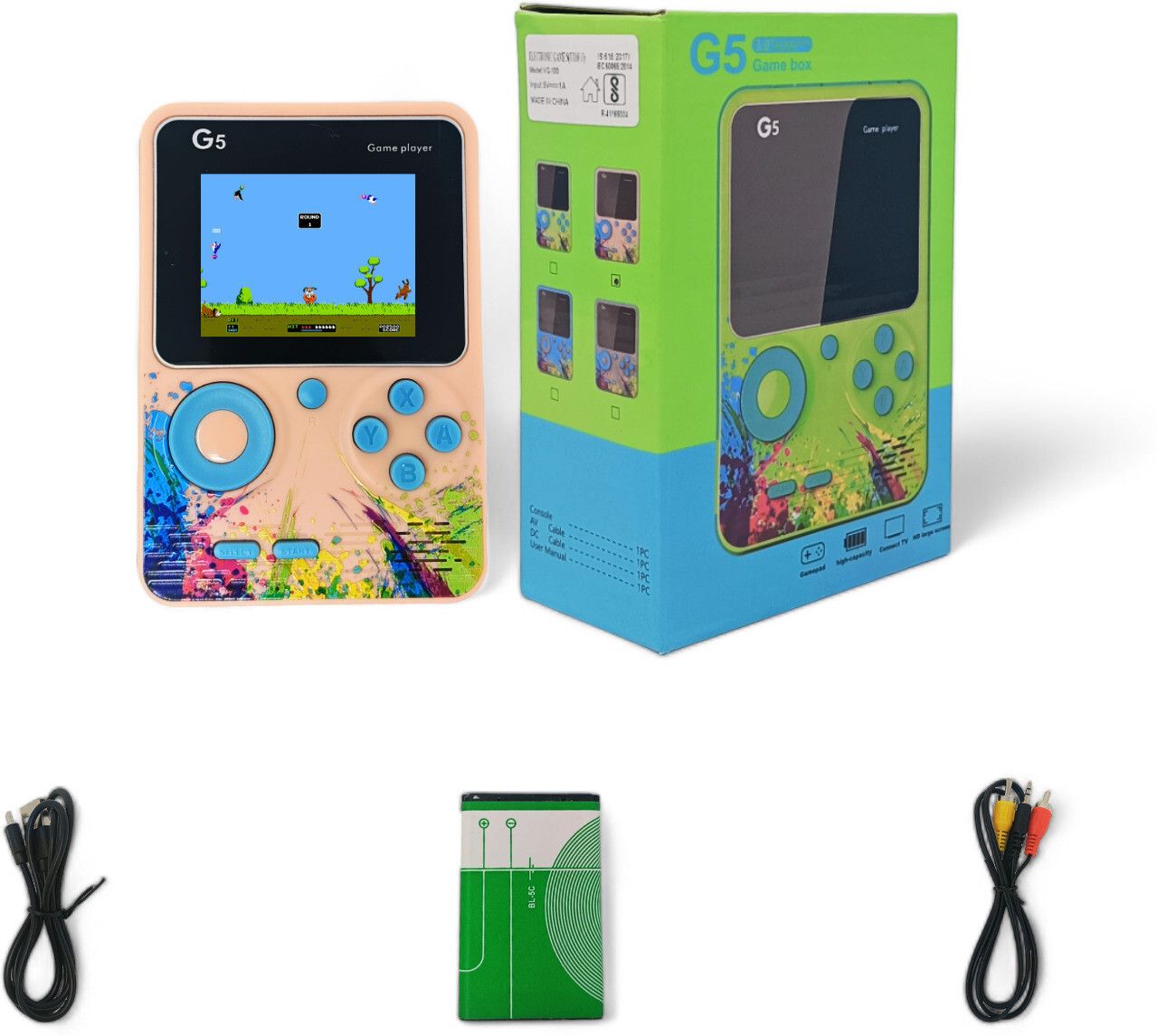 FANSEEKART G5 Sup Game Box 500 In 1 Colorful Handheld Mini Retro for kids _T2 Limited Edition-picture-26