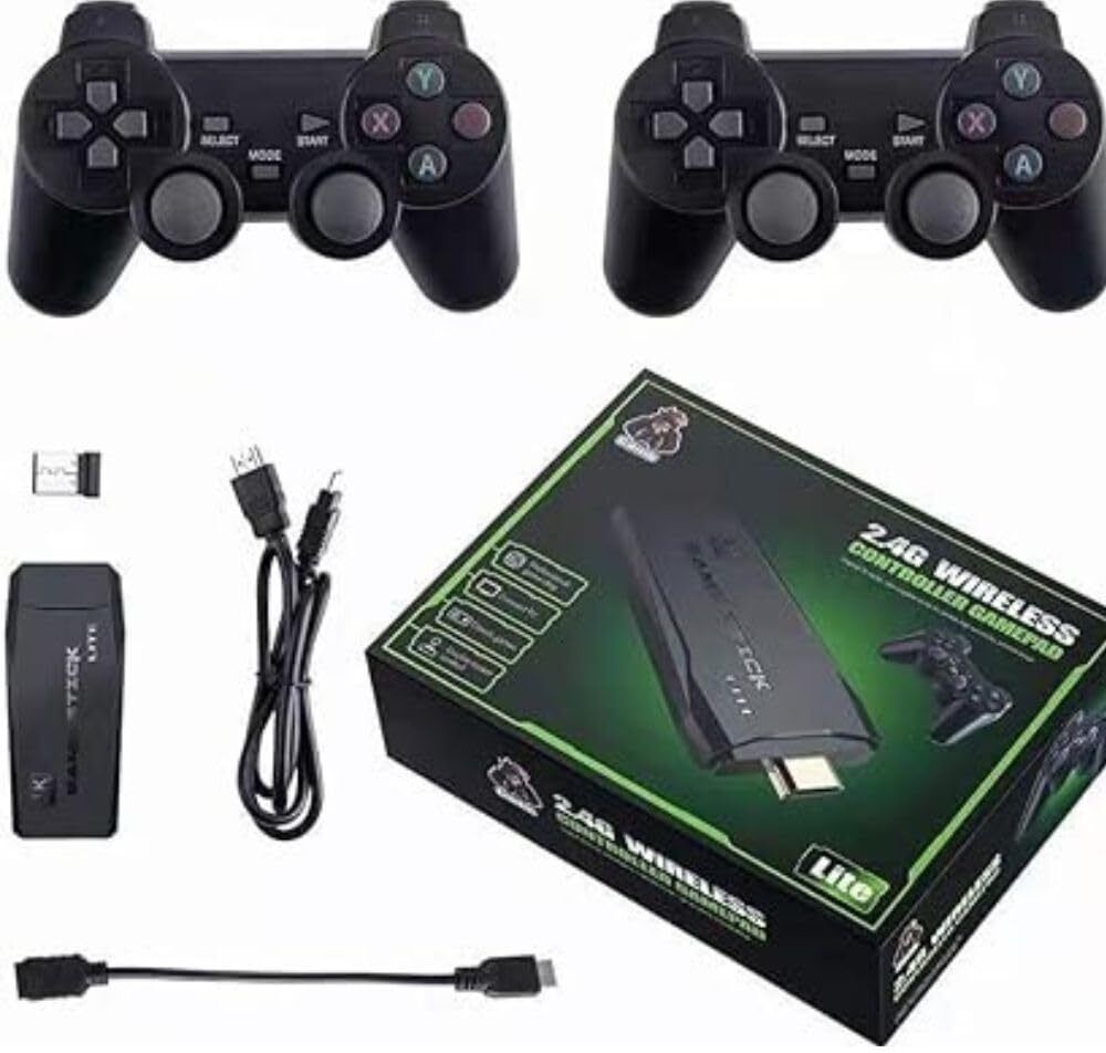 Timkolas 4K hd TV video game 2.4G with 23 emulators &25000+ inbuilt classic video game_34 64 GB with Mario,Contra series,Castlevania,Super Mario World, Donkey Kong Country,Tekken.-image-3