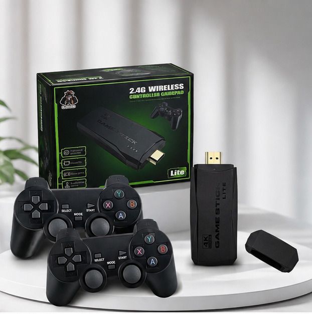 Classic 4K TV Game Stick with 10000+ Games, 2 Wireless Gamepads & HDMI Output Limited Collector's Edition-image-31