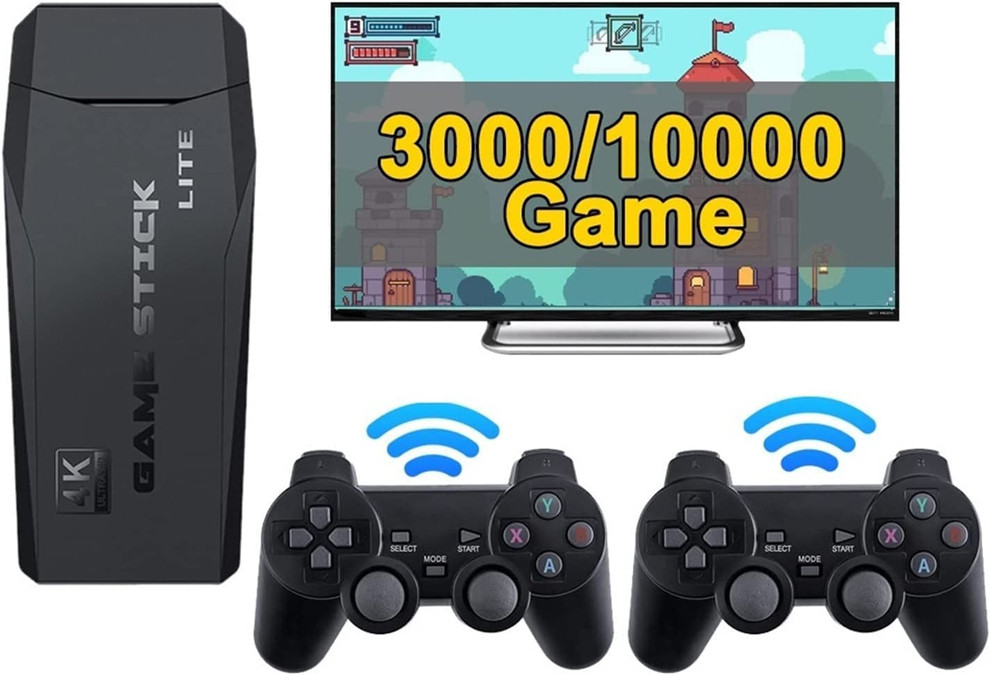 USB Wireless Console Game Stick Video Game Console Built-in 3000 Classic Games 25th Anniversary Edition image 1