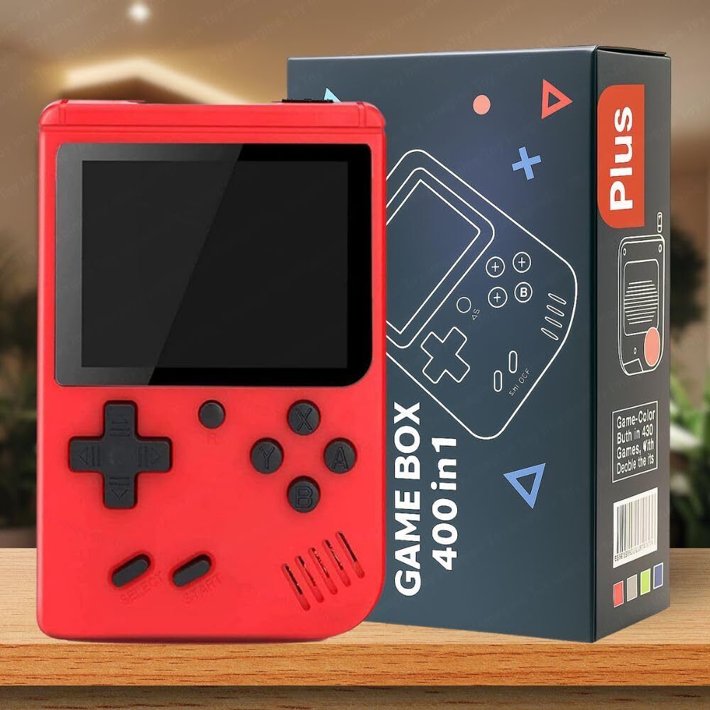 Game box 400 in one handheld game for Children, Adults with 620 (Red) Holiday Edition-picture-24