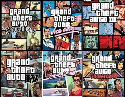 GTA San Andreas GTA 4 VICE CITY VICE CITY STORIES GTA 3 GTA CHINATOWN Bundle Edition-picture-12