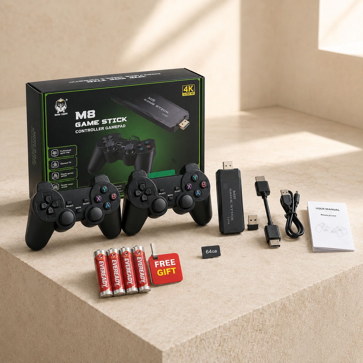M8 Fusion 4K Retro Arcade Console Wireless Controllers 20000+ Games HDMI with Game and Expansion Pack-image-43