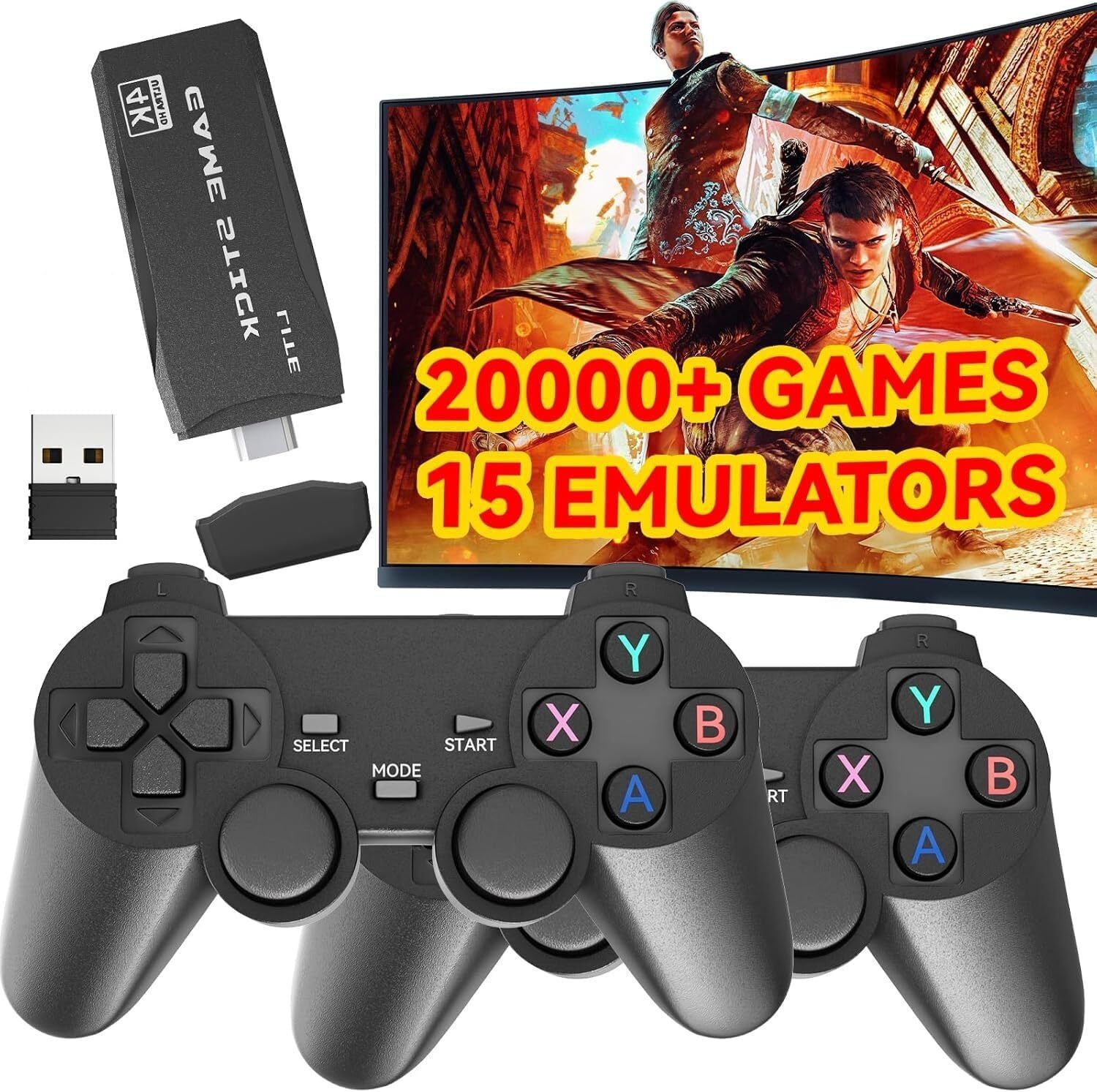 2.4G tv video game with dual wireless controller and 4K ultra hd game_0C5 5th Anniversary Edition-image-9