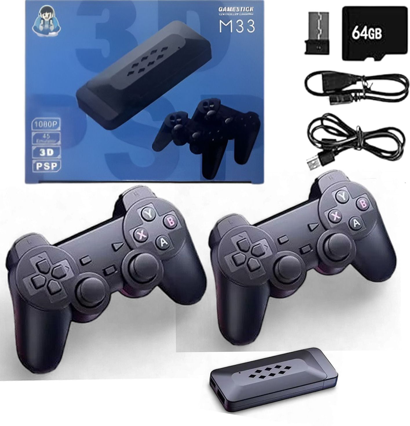 M33 Video Game With Wireless Controller & It comes with 30,000+built-in Games_23 5th Anniversary Edition-image-6