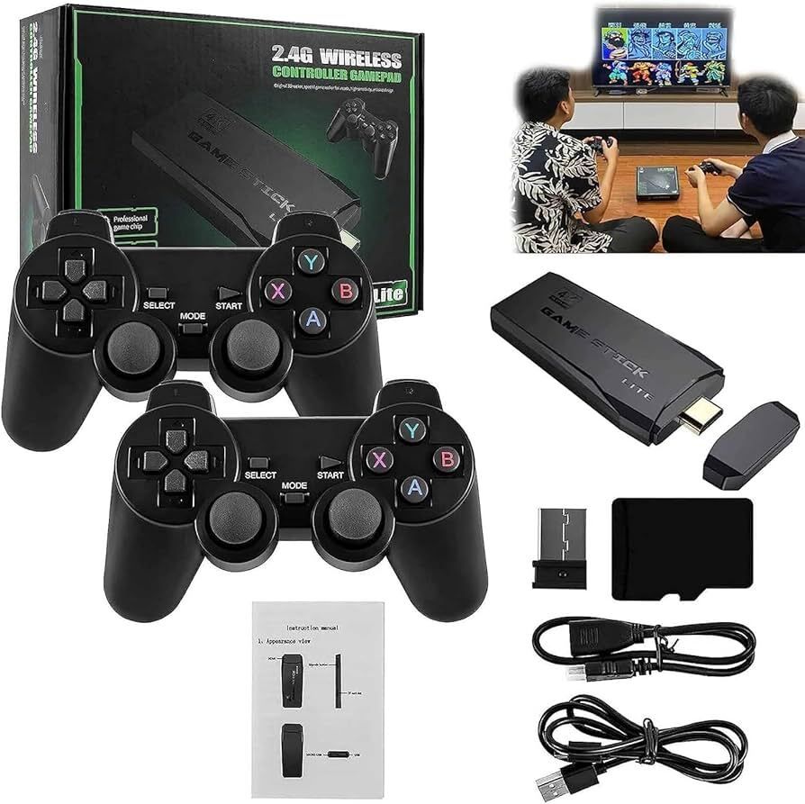 Wireless Console Game Stick Video Game Console Built-in 15000 25th Anniversary Edition