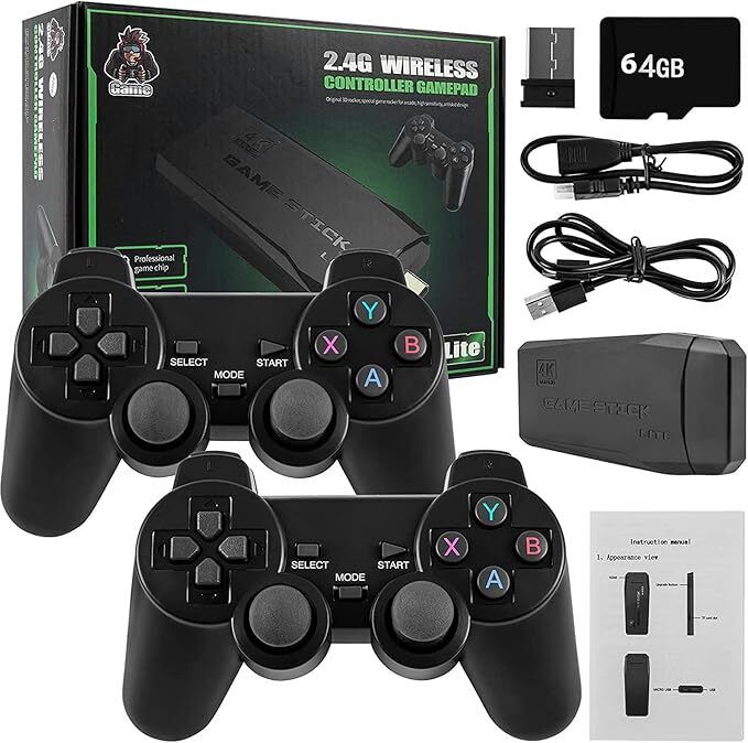 Video Game Player with 20000+ Retro Game HDMI Output Dual Player-4KGame Stick17 5th Anniversary Edition-image-4