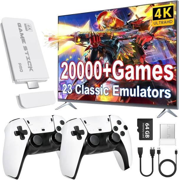 Timkolas 4K Ultra HD M15 console tv video game stick with 20000+preloaded classic game_09 64 GB with Super Mario Bros,Contra,Adventure Island,Donkey Kong,Street Fighter,Tekken3,etc.-image-4