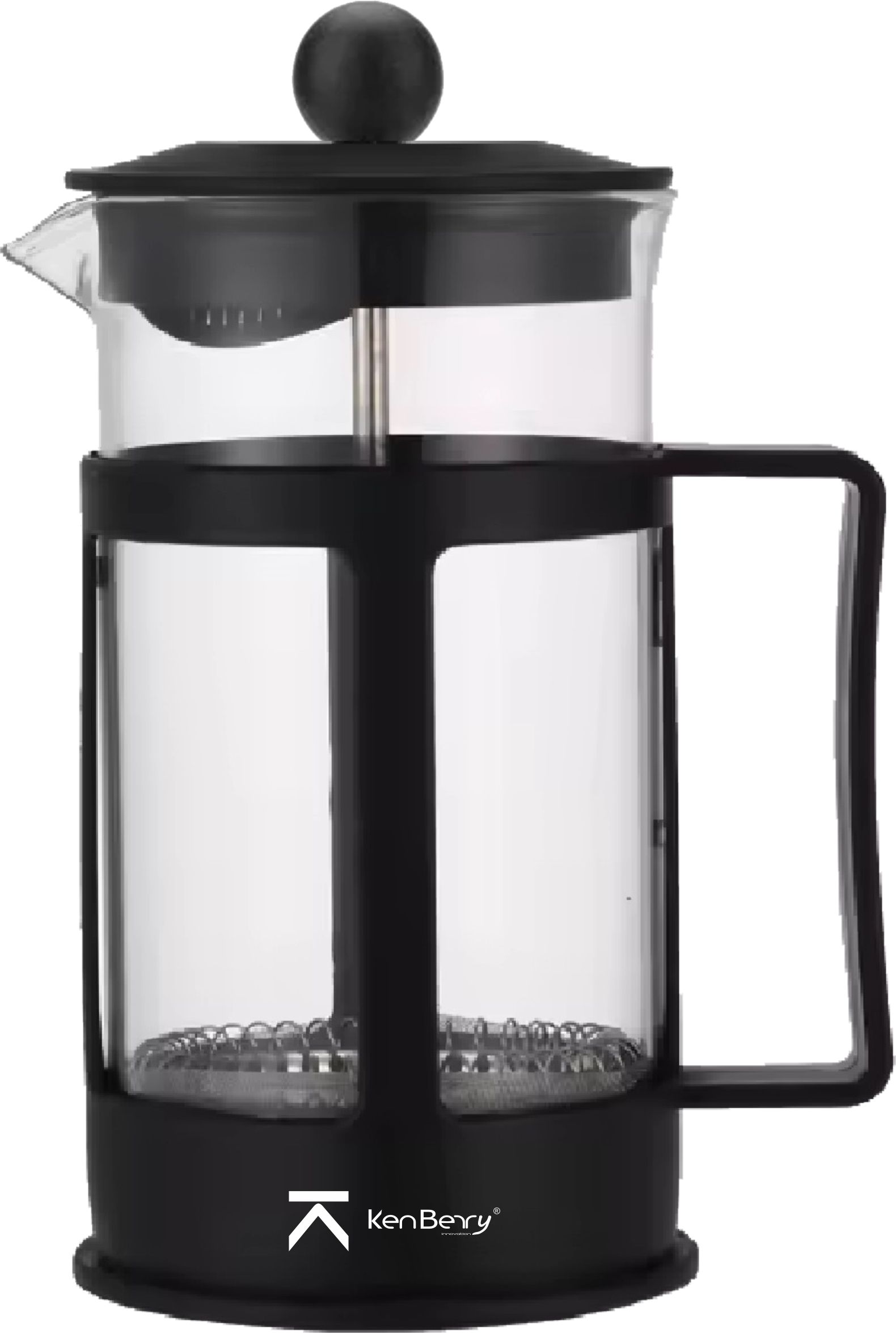 French Press Tea & Coffee Filter | 4 Level Filtration | Borosilicate Glass 600ml 4 Cups Coffee Maker-image-29