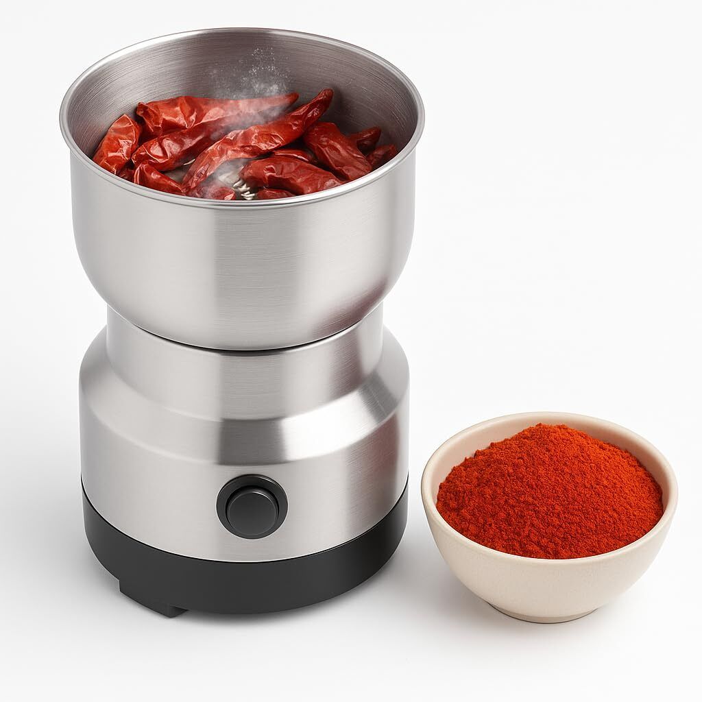 Multi-Functional Stainless Steel Coffee Bean Grinder for Spice, Miksi Mixer -S07 Personal Coffee Maker-image-6