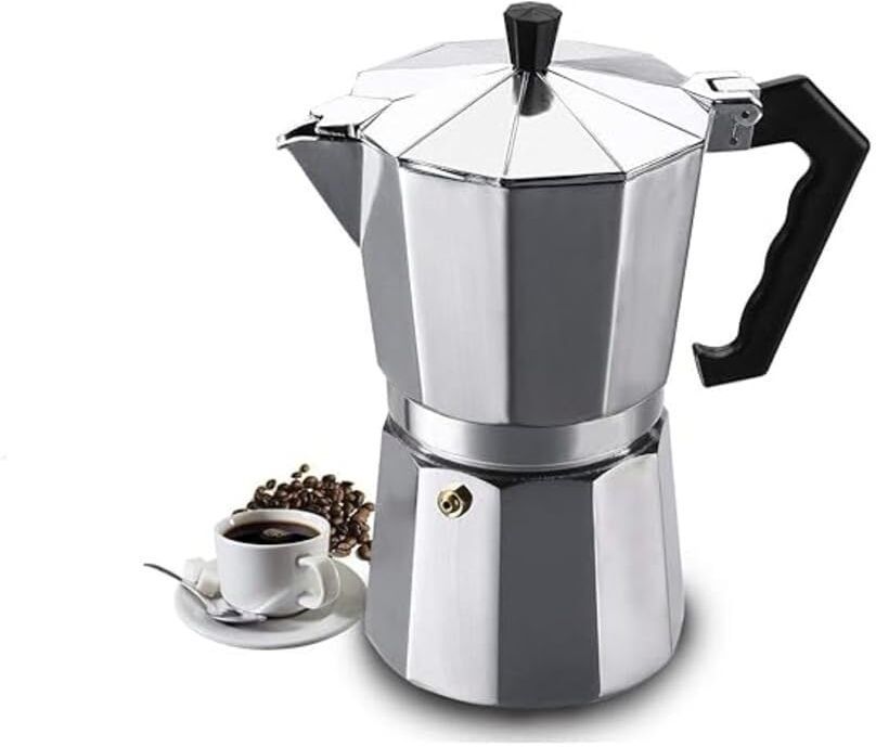 rojdhyan Manual Stainless Steel Coffee Maker Pour Over Coffee Dripper Filter Brewer Pot 9 Cups Coffee Maker-picture-19