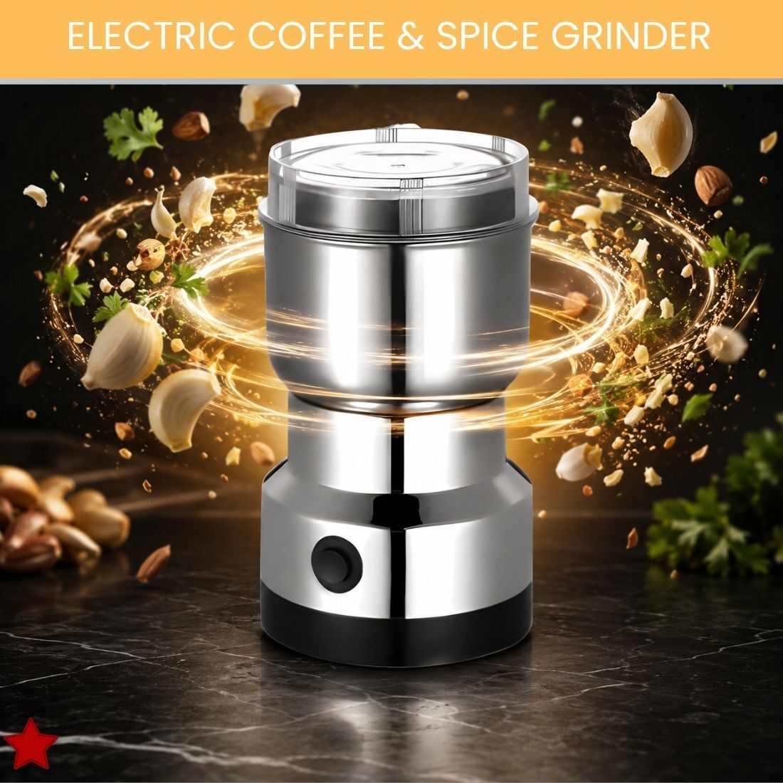 nima Stainless Steel Mini Mixer Grinder With Coffee Maker for Masala/Coffee BeansT430 Personal Coffee Maker-picture-18