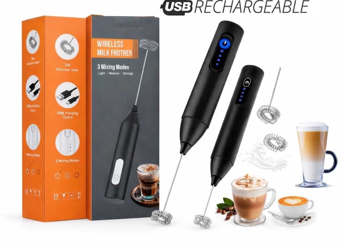 Mini Portable Electric Whisk Frother Milk Foam Makerst 10 Cups Coffee Maker-image-10