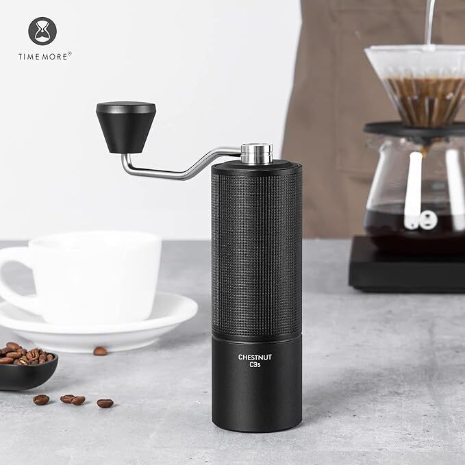 timemore Coffee Grinder C3S - Black 38mm S2C660 Burr for Pour-over and espresso 3 Cups Coffee Maker-picture-15