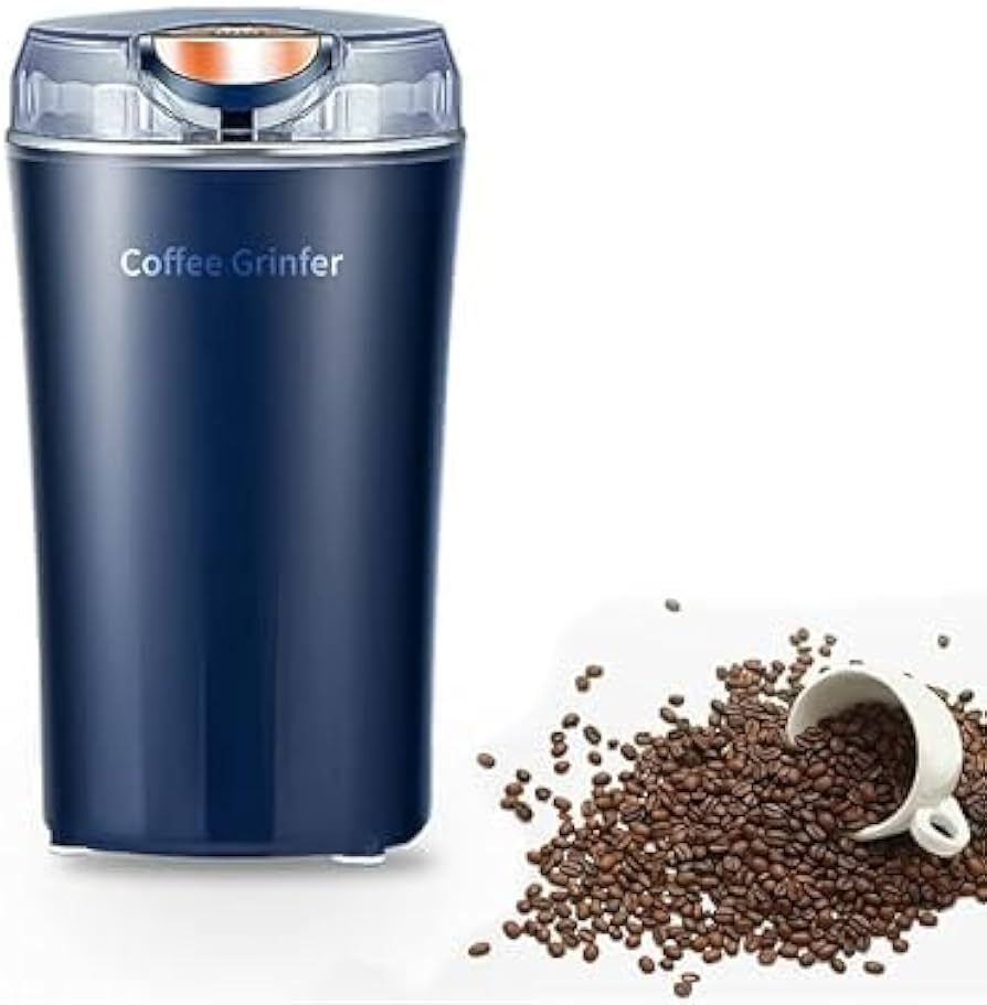 Portable Coffee Bean Pulverizer Machine - Stainless Steel Blade for Kitchen Use Coffee Maker-image-5