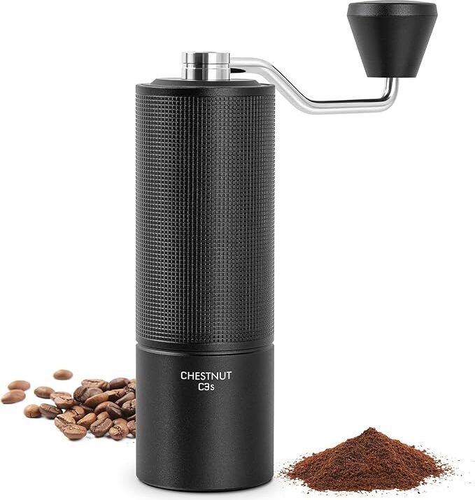 Chestnut C3S Manual Coffee Grinder Conical Burr Portable Hand Coffee Grinder 2 Cups Coffee Maker-image-0