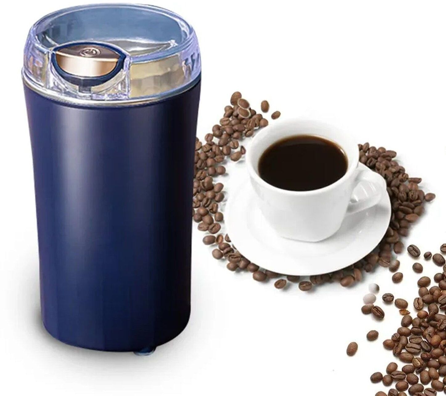 Multifunction Electric Small Food Grinder Portable Coffee Bean Powder Machine 7 Cups Coffee Maker-image-23