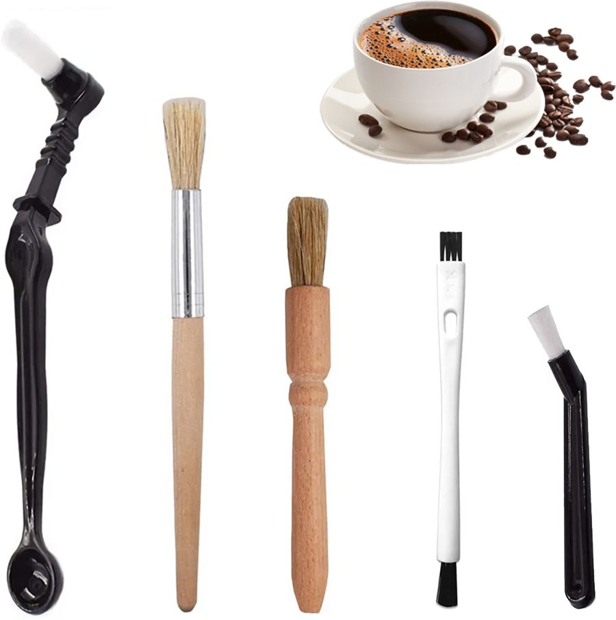 Grinder, Coffee Tool Coffee Grinder Cleaning Brush Espresso Machine 5 Cups Coffee Maker-image-36