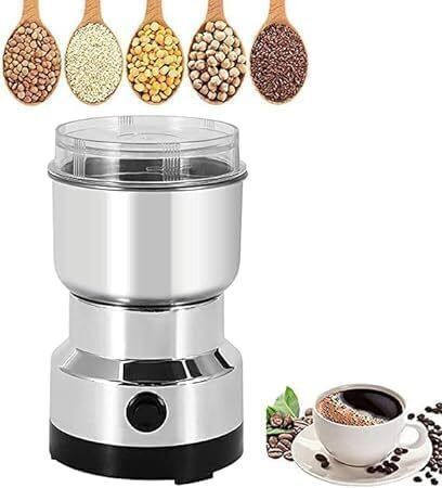 radhe Rutu Coffee Grinder Electric Multifunction Small Food Spice Dry Fruits Grinder Personal Coffee Maker-picture-22