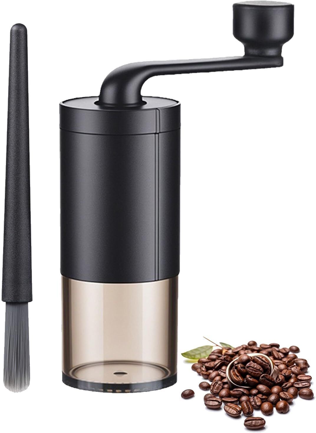 Coffee Grinder Manual with Coffee Accessories Tool Set – Barista Coffee Machine 3 Cups Coffee Maker-image-29