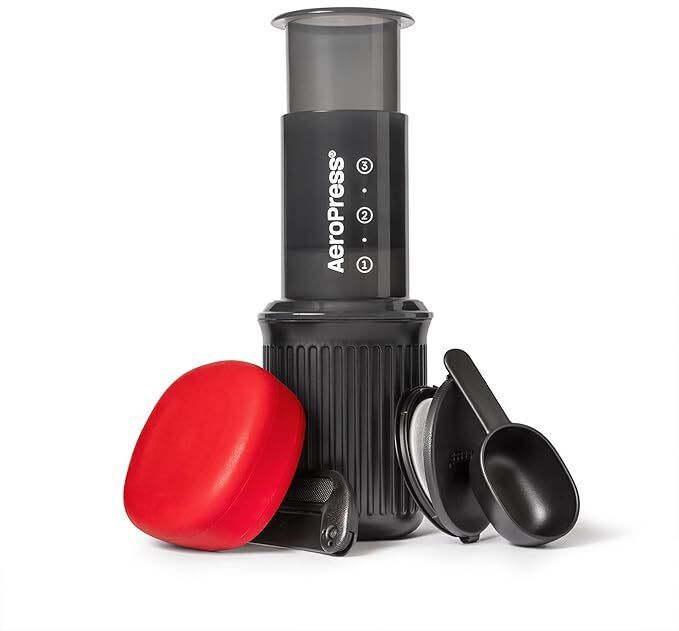 kaapi solutions AeroPress 10R11 Go Travel Coffee Maker, Grey 2 Cups Coffee Maker-picture-10