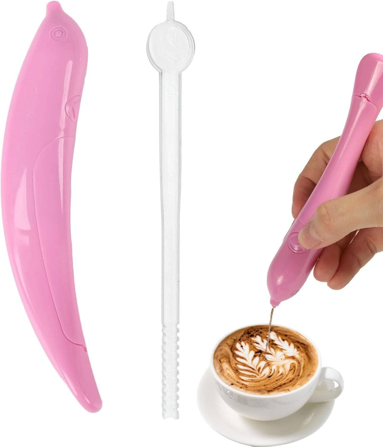 Latte Art Pen & DIY Spice Decoration Tool Coffee Maker-image-15