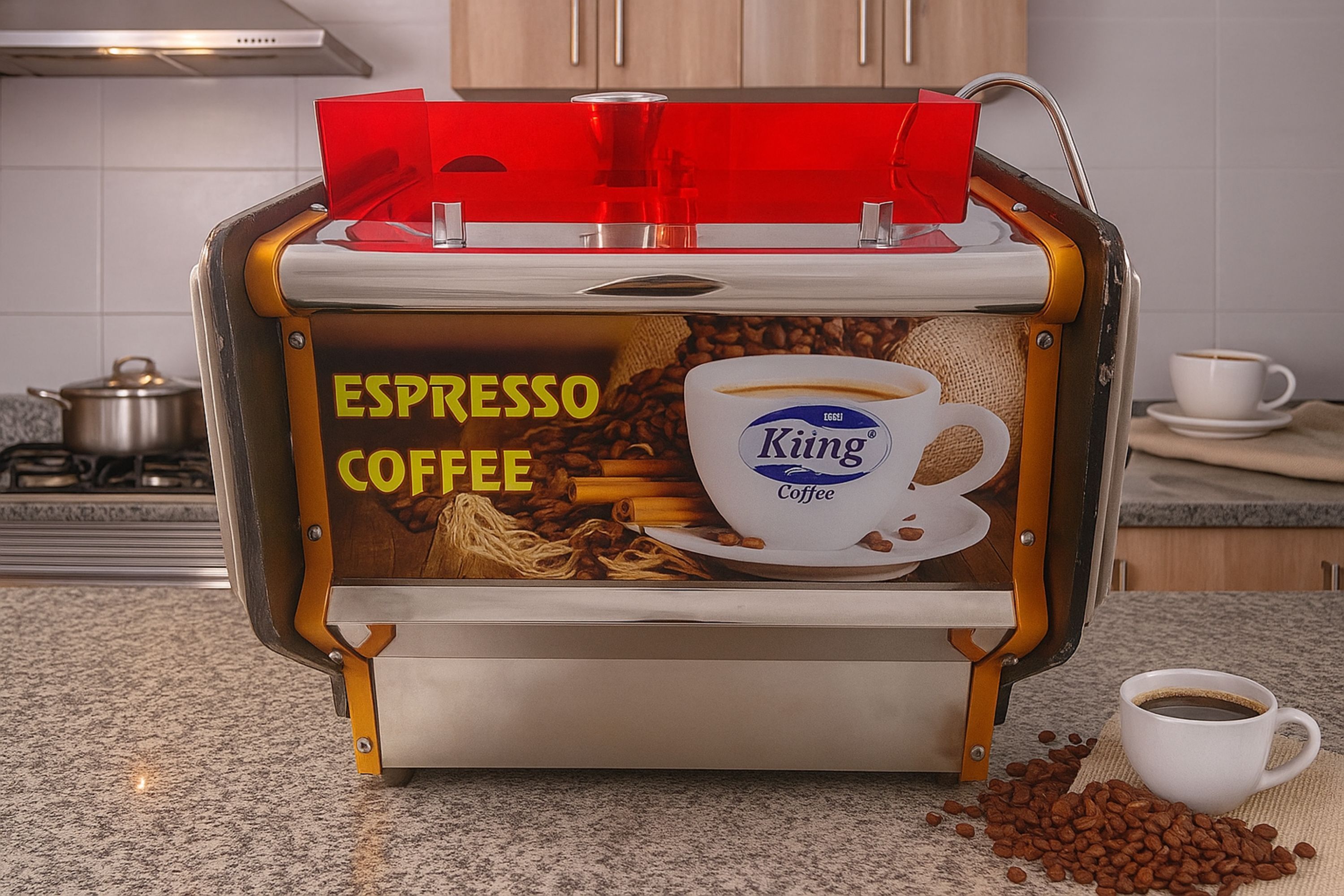 kiing Coffee Machine Espresso 14 inch 50 Cups Coffee Maker-picture-11