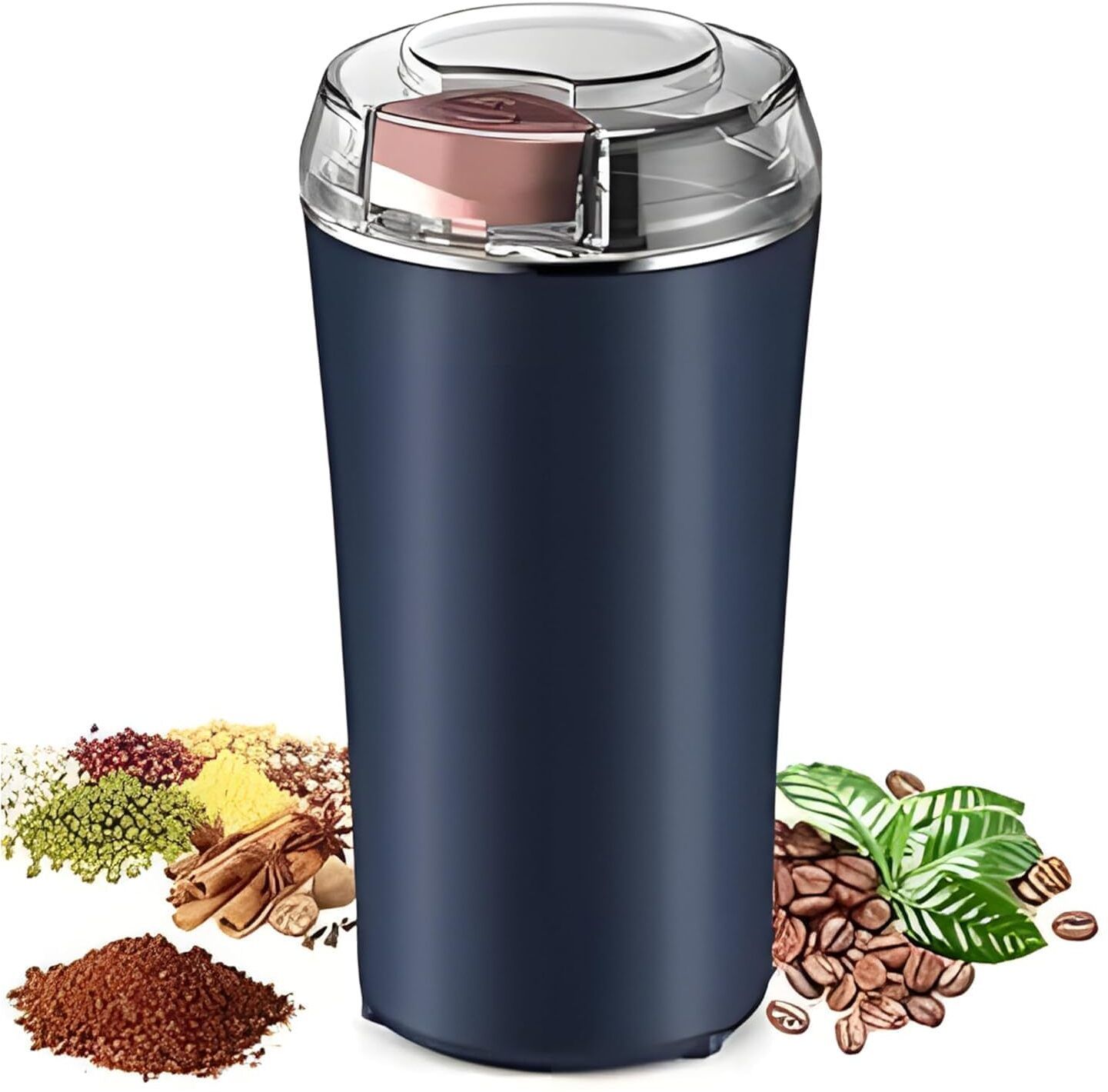 Electric Coffee & Spice Grinder Personal Coffee Maker-image-1