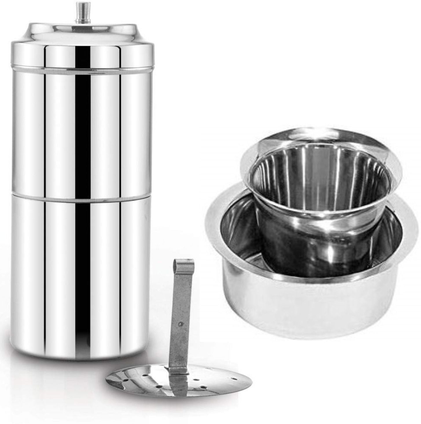 Traditional South Indian Filter Coffee Maker, 100ml Size 0 with Dabra Set Personal Coffee Maker-image-27