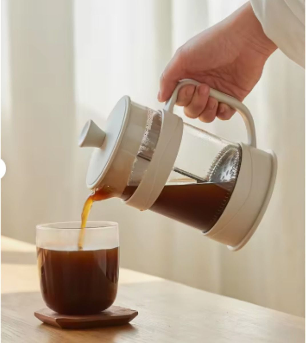 triglav coffee French Press 350ml | Heat-resistant glass | Double filtered 2 Cups Coffee Maker 2 Cups Coffee Maker-picture-26