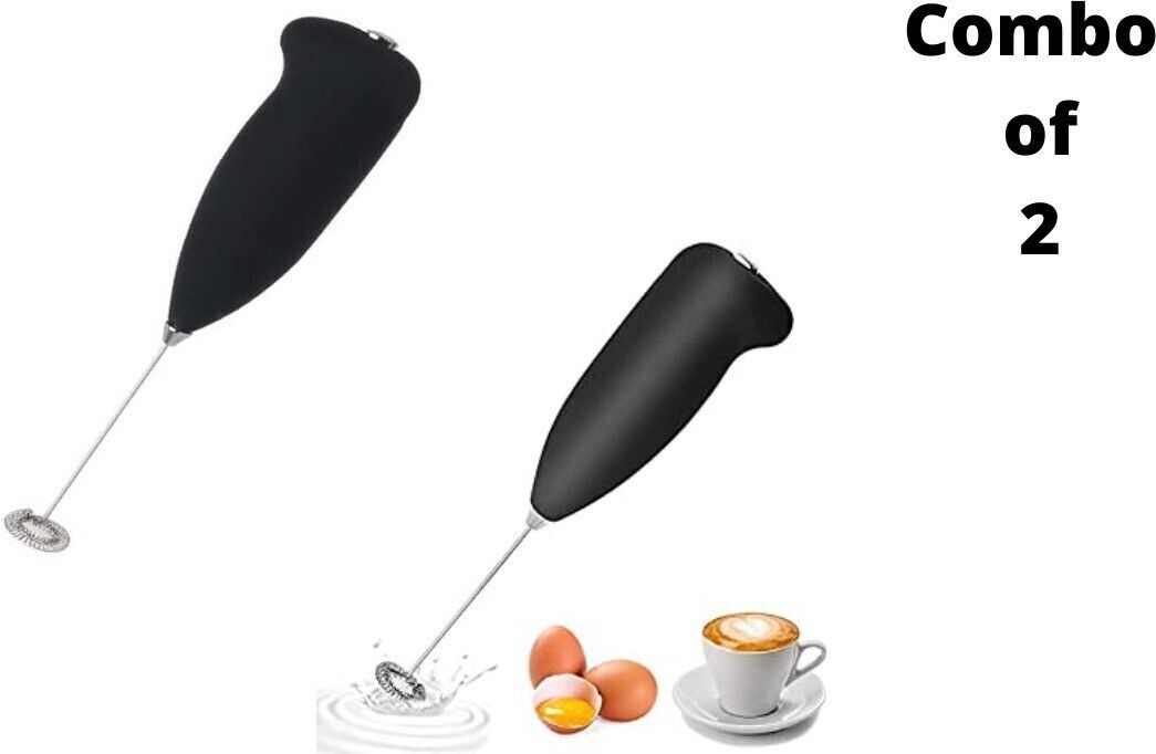 Mini Coffee Milk Egg Beater Electric Foam Hand Blender Combo Set of 2 Coffee Maker-image-2