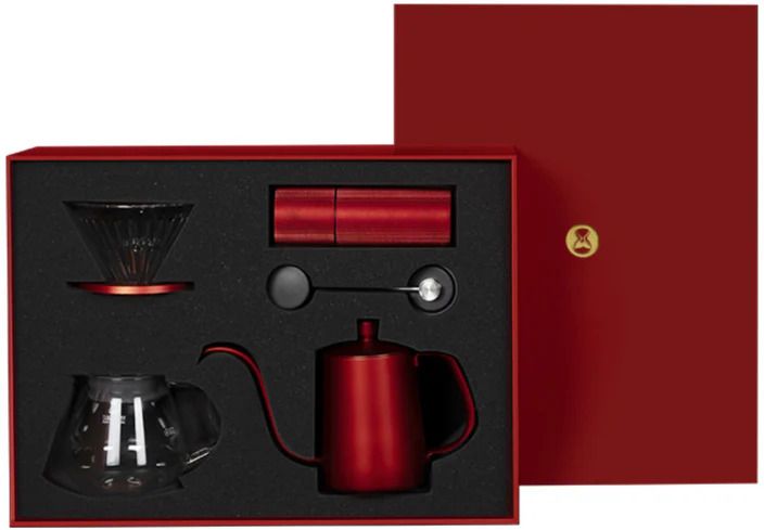 timemore C3S Pour Over Set Fish 03 | Festival Red 2 Cups Coffee Maker-picture-21