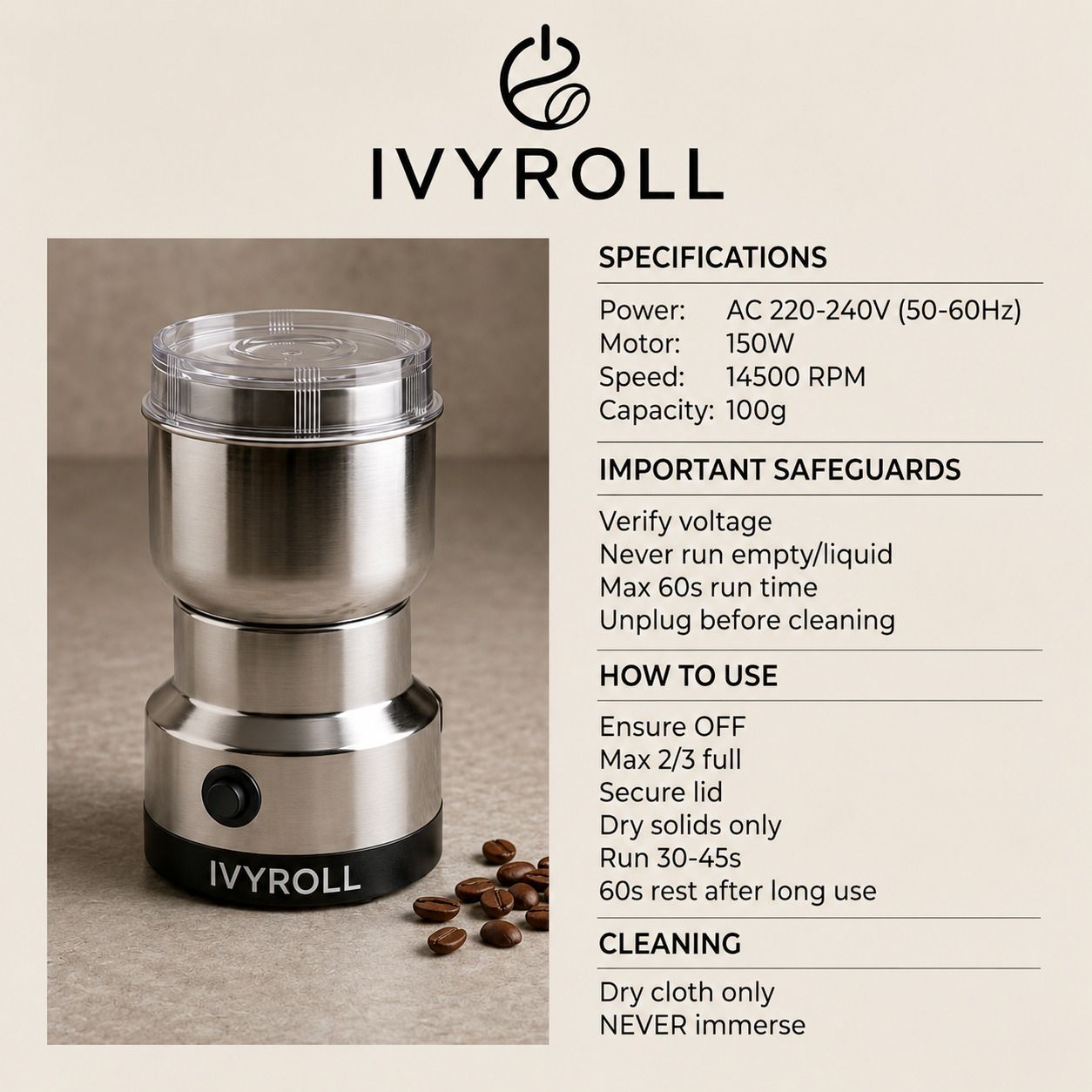 ivyroll V&I2667 Personal Coffee Maker-picture-29