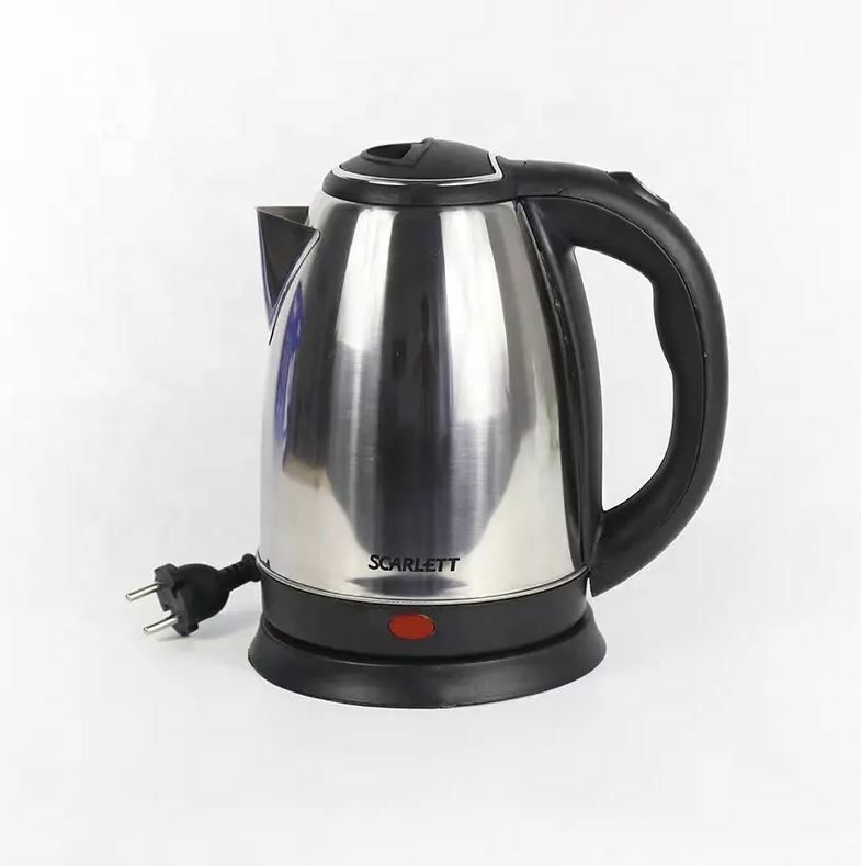 Stainless Steel Electric Kettle Hot Water Tea Coffee Maker Water/Boiling Milk 6 Cups Coffee Maker-image-41