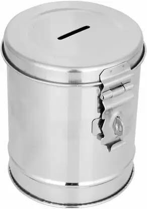 Stainless Steel Gulak Round Shape Coin Bank-image-46