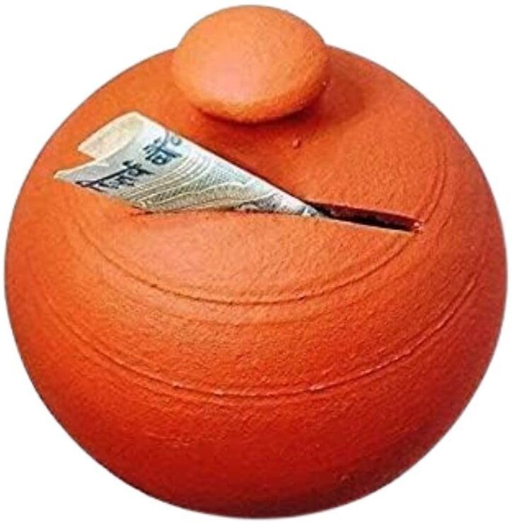 jkb traders Standard CLAY COIN BANK ,GULLAK,MONEY BANK Coin Bank-picture-22
